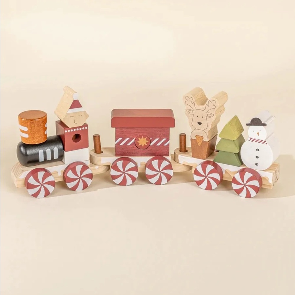 COCO VILLAGE | NEW NIB | Wooden Christmas Train Set | perfect gift or decoration